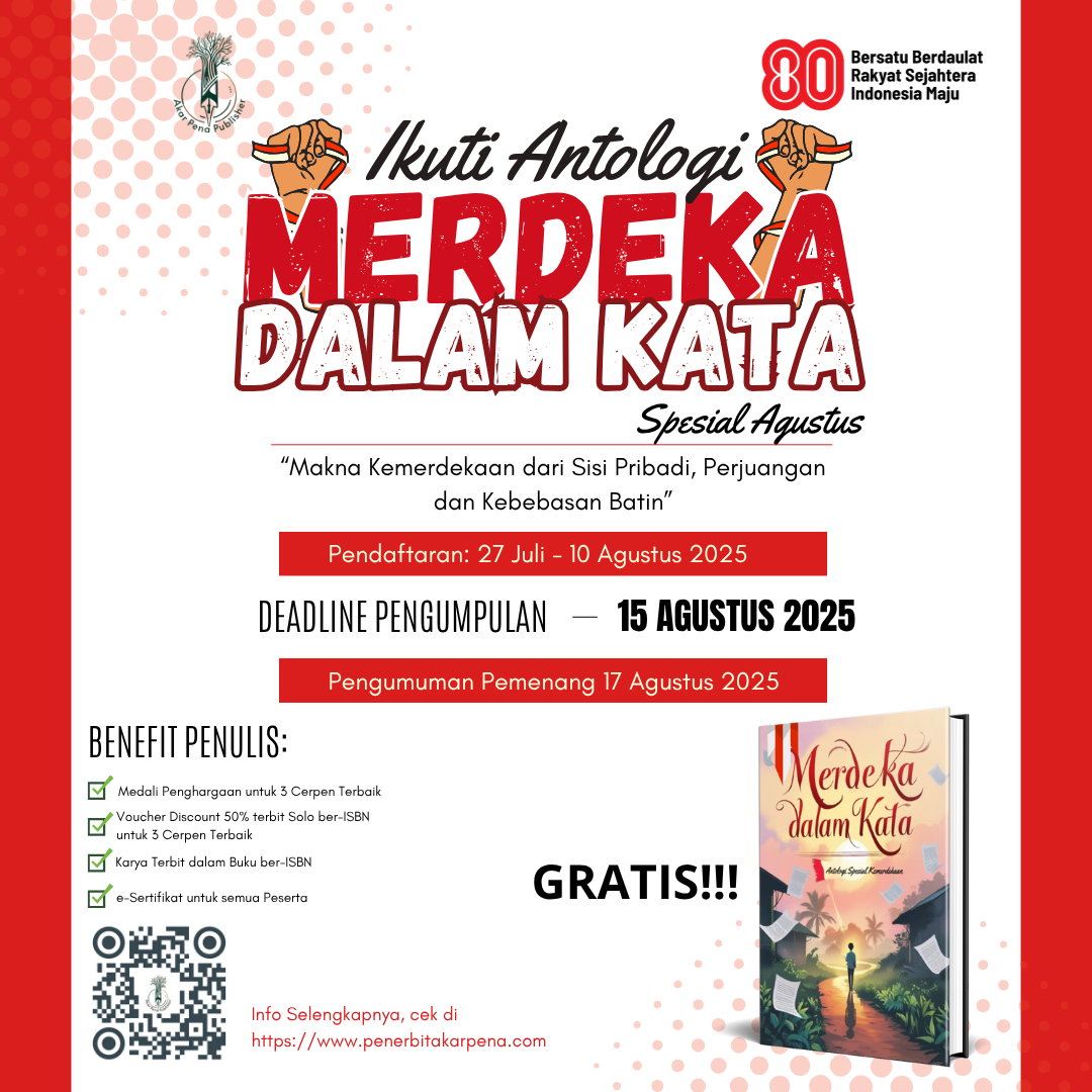 Antologi Cerpen “Merdeka dalam Kata” — Rayakan Kemerdekaan Lewat Cerita