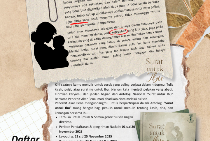 Karena Setiap Tulisan Adalah Doa untuk Ibu | Surat untuk Ibu